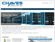 Tablet Screenshot of chavesconsulting.com
